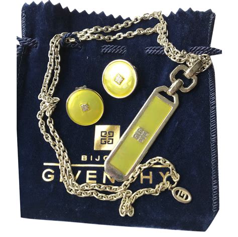 fake givenchy necklace|givenchy necklace and earring set.